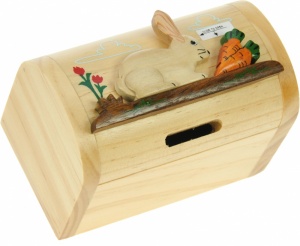 5215-RB: Rabbit Money Boxes (Hidden Lock) (Pack Size 3) Price Breaks Available